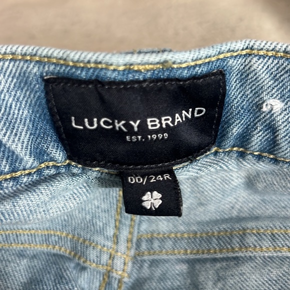 Lucky Brand High Rise Straight Jeans - Picture 3 of 4